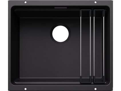 Blanco ETAGON 500 U InFino Silgranit černá bez odtokové armatury + pojezdy