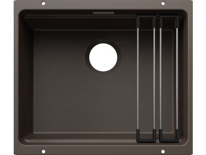 Blanco ETAGON 500 U InFino Silgranit kávová bez odtokové armatury + pojezdy