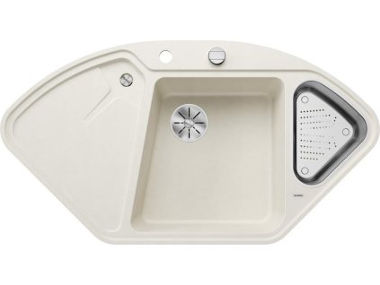 Blanco DELTA II-F InFino Silgranit bílá soft s excentrem přísluš. ano