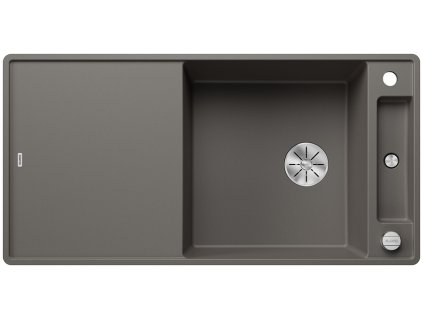Blanco AXIA III XL 6 S-F InFino Silgranit šedá vulkán skl.kráj.deska oboustr.prov. s exc.