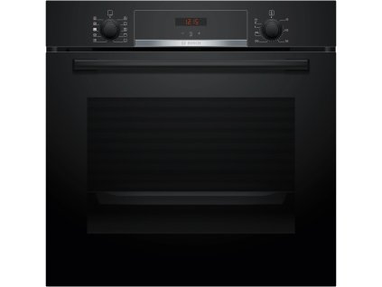 HQA534BB3 Serie 4 - Vestavná trouba s přídavnou párou - 60 x 60 cm - černá