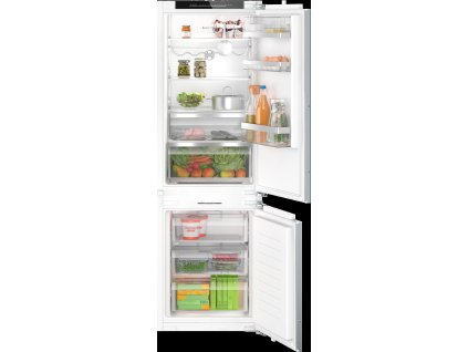 KIN86ADB0 Serie 6 - Vestavná chladnička s mrazákem dole - 177.2 x 55.8 cm - ploché panty s jemným dovíráním
