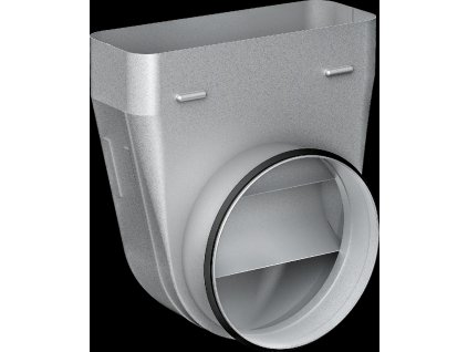 LZ31WWX11 Redukce - ⌀ 150 mm, 90 ° - kulaté/ploché