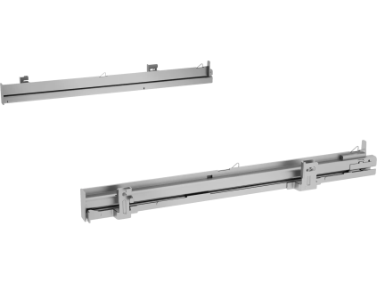 HEZ638000 Clip rail full extension - nerez