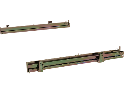 HEZ638070 Clip rail full extension - nerez