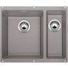 Blanco SUBLINE 340/160 U Silgranit aluminium s táhlem dřez vlevo