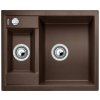 Blanco METRA 6 Silgranit kávová oboustranné provedení s excentrem