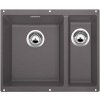 Blanco SUBLINE 340/160 U Silgranit šedá skála bez táhla dřez vlevo