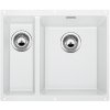 Blanco SUBLINE 340/160 U Silgranit bílá s táhlem dřez vpravo