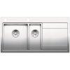 Blanco DIVON II 6 S-IF InFino Nerez hedvábný lesk dřez vlevo s excentrem