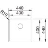 Blanco CLARON 400-IF InFino Nerez durinox bez táhla