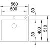 Blanco CLARON 500-IF/A InFino Nerez durinox s táhlem