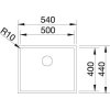 Blanco CLARON 500-IF InFino Nerez durinox bez táhla