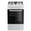 Beko, Sporák s plynovou deskou a multifunkční troubou s horkovzduchem FSM 52020 DW