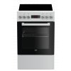 Beko, Sporák s sklokeramickou deskou a multifunkční troubou s horkovzduchem FSM 57300 GW