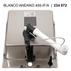 Blanco ANDANO 400 IF/A InFino Nerez hedvábný lesk s excentrem PushControl