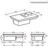 CCE84779FB Varná deska indukční 80 cm ComboHob FlexiBridge