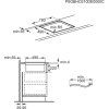 CCE84779FB Varná deska indukční 80 cm ComboHob FlexiBridge