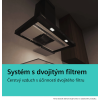 LC97BDN60 iQ500 - Nástěnný odsavač par - 90 cm - černá, matná