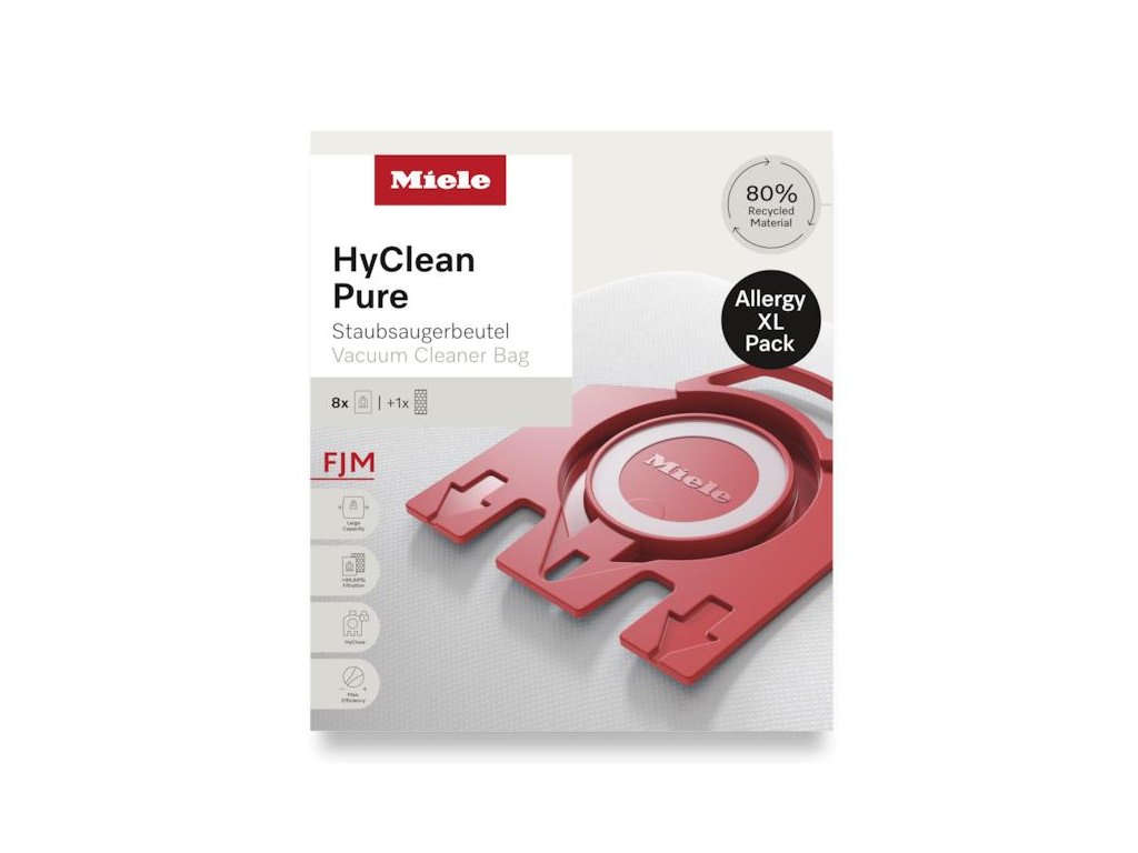 FJM Allergy XL HyClean Pure 8 prachových vreciek a filter HEPA