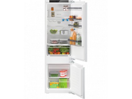 Serie | 4 Zabudovateľná chladnička s mrazničkou dole 177.2 x 54.1 cm flat hinge KIV87VFE0
