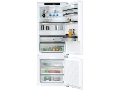 KB96NSDD0 iQ500 - Zabudovateľná chladnička s mrazničkou dole - 193.5 x 70.8 cm - ploché panty