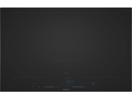 EX87BNYV6E iQ700 - Indukčná varná doska - 80 cm - čierna, matná, inštalácia na pracovnú dosku s rámčekom