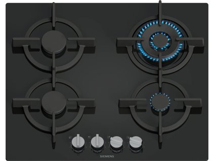 EP6A6HI10 iQ500 - Plynová varná doska - 60 cm - tvrdené sklo, čierna