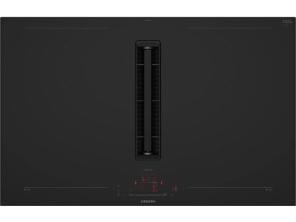 EX87BHL26E iQ700 - Indukčná varná doska s odsávaním - 80 cm - čierna, matná, inštalácia na pracovnú dosku s rámčekom