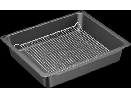 Professional pan with grid 81 x 455 x 375 mm antracitová HEZ633070 00577508