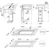 Indukčná varná doska Whirlpool s integrovaným odsávačom pár - WVH 1065B F KIT