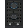 ER3A6BI40 iQ700 - Domino plynová varná doska - 30 cm - sklokeramika, čierna