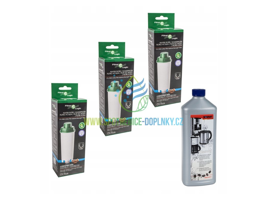Univerzální Odvápňovač 1000ml + Filter Logic CFL-950B filtr x3
