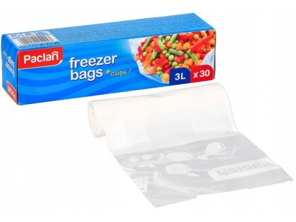 Paclan sáčky do mrazáku se zipem 3l 30ks