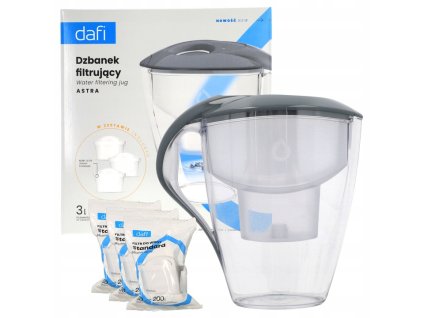 Dafi Astra Filtrační konvice unimax 3l Šedá