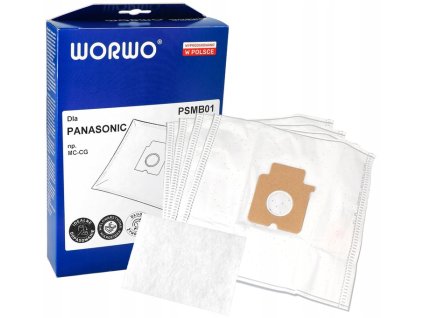 Worwo Panasonic PSMB01K MC E C 2E Sáčky 4ks