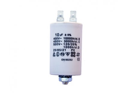 KONDENSATOR ROZRUCHOWY DO SILNIKA 10uF 450V 2
