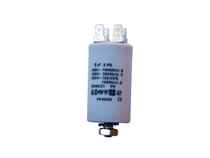 KONDENSATOR ROZRUCHOWY DO SILNIKA 6uF 450V