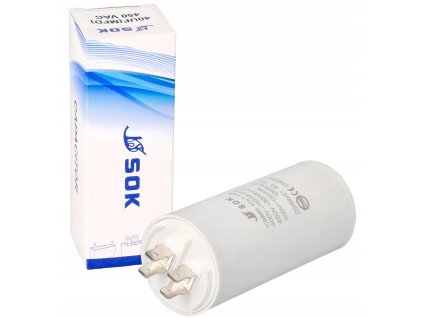 SOK Kondenzátor rozběhový 40uF 450V