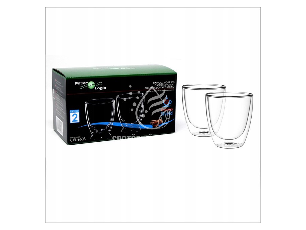 Filter Logic CFL-660B Cappuccino poháre na kávu 220ml
