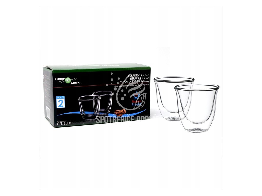 Filter Logic CFL-655B Espresso poháre na kavu 70ml x2ks