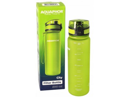 Aquaphor City Filtračná fľaša 0,5 l Zelená