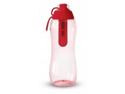 DAFI Soft Filtračná fľaša na vodu 0,3 l červená
