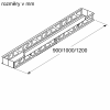 LZ29WWY12 Příslušenství pro instalaci - 880 mm