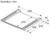 WTZ27500 Stacking kit with pull-out
