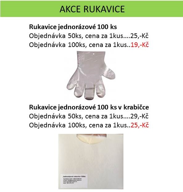 Akce rukavice HDPE