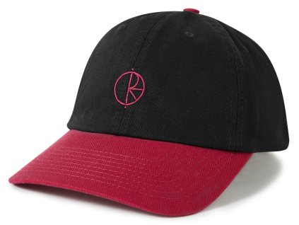 Kšiltovka Polar Sai cap Stroke logo black/redcurrant