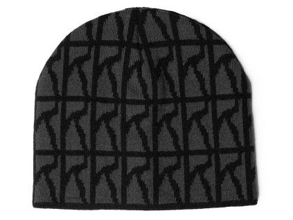 Kulich Poetic Collective Logo repeat pattern beanie