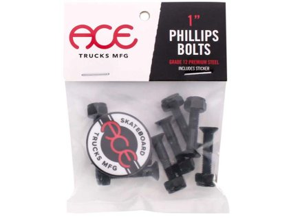 Křížové šroubky ACE Phillips 1 black