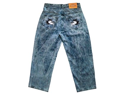 Kalhoty BPU Hedgedog Pants Acid denim
